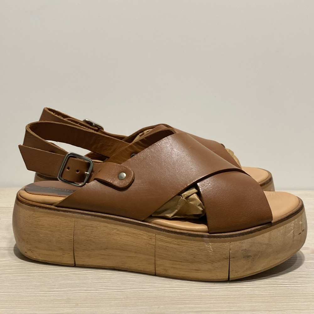 Paloma Barcelo Sling Back Platform Sandals